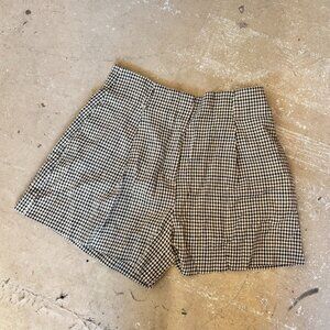 Zara Plaid Shorts
